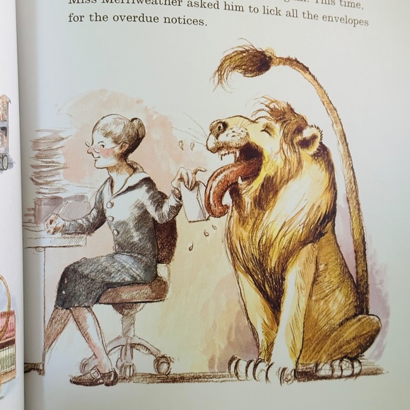 Autographed Edition Library Lion Michelle Knudsen Hardcover Picture Book - Picture 10 of 16